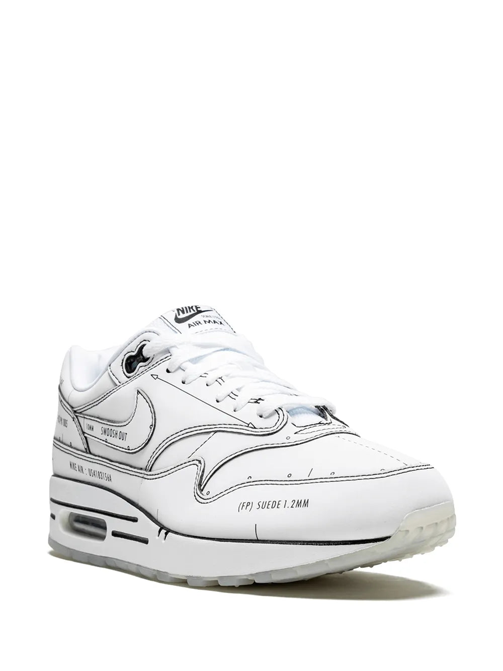 Air Max 1 Sketch Schematic Sneakers
