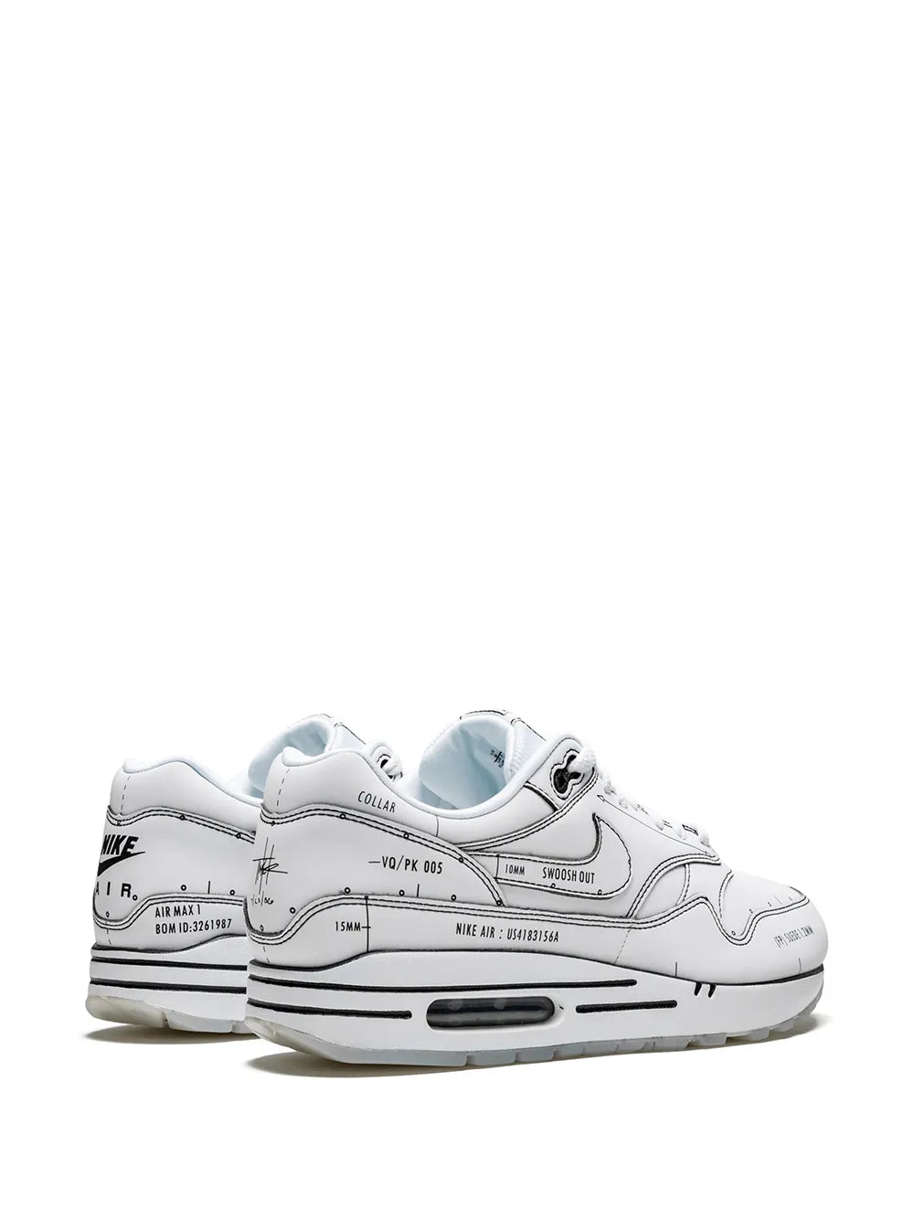 Air Max 1 Sketch Schematic Sneakers