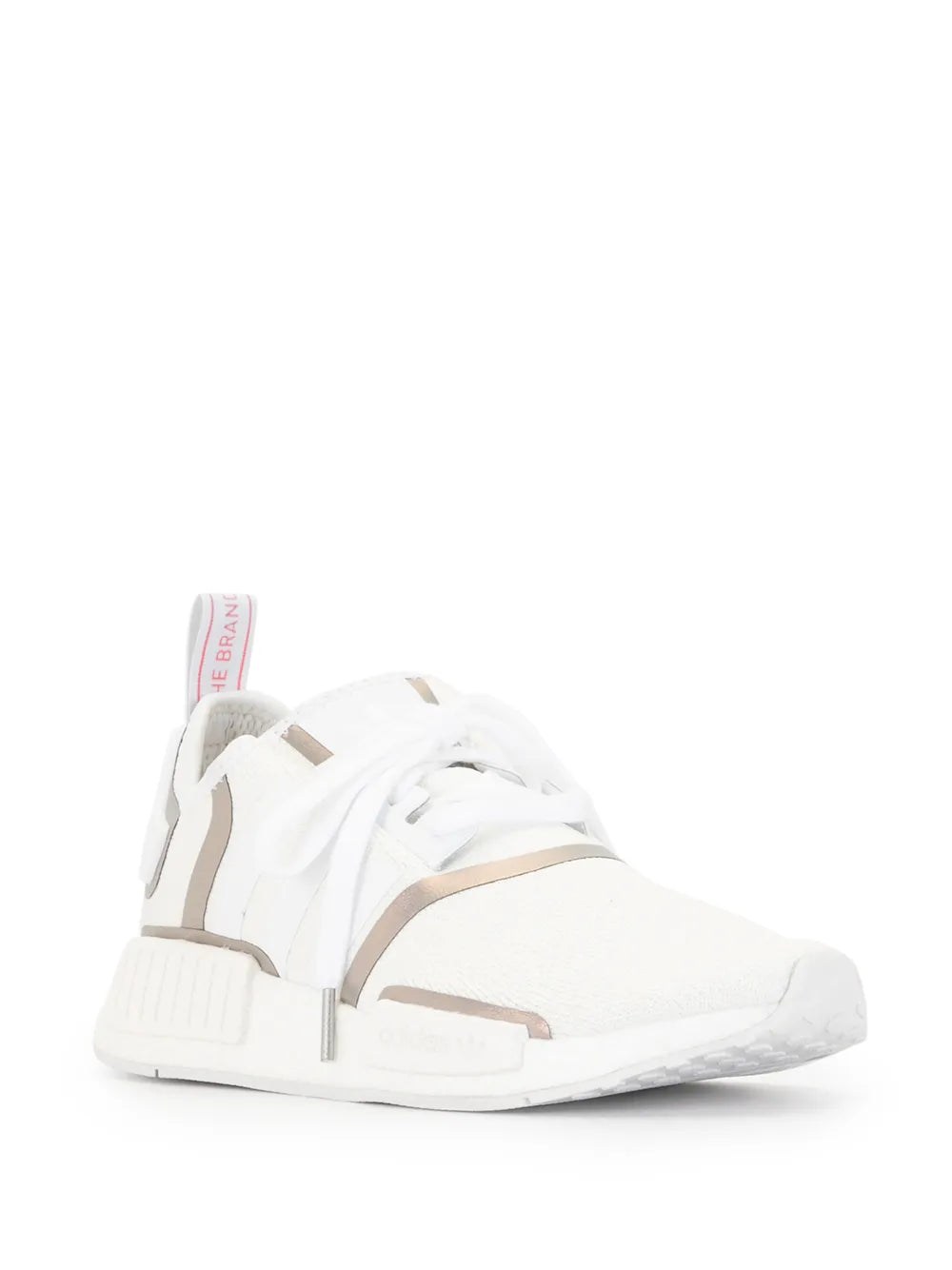 Metallic Tape Lace Up Trainers