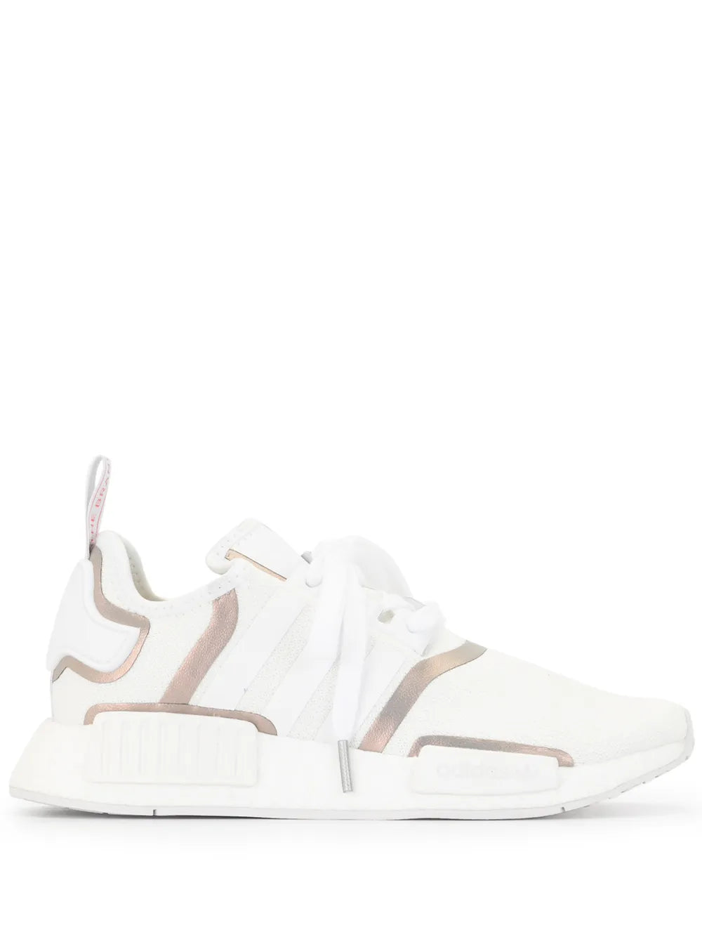 Metallic Tape Lace Up Trainers