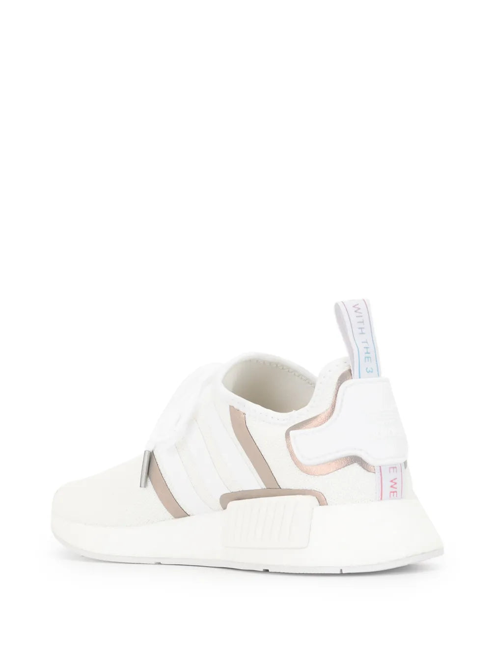 Metallic Tape Lace Up Trainers