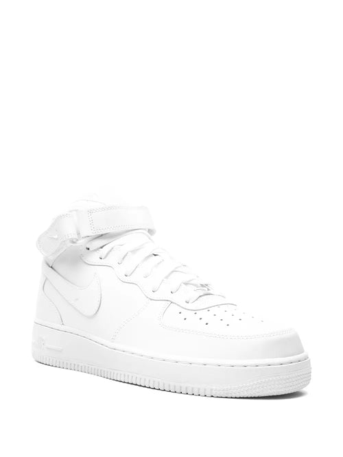 Air Force 1 Mid 07 Triple White Sneakers