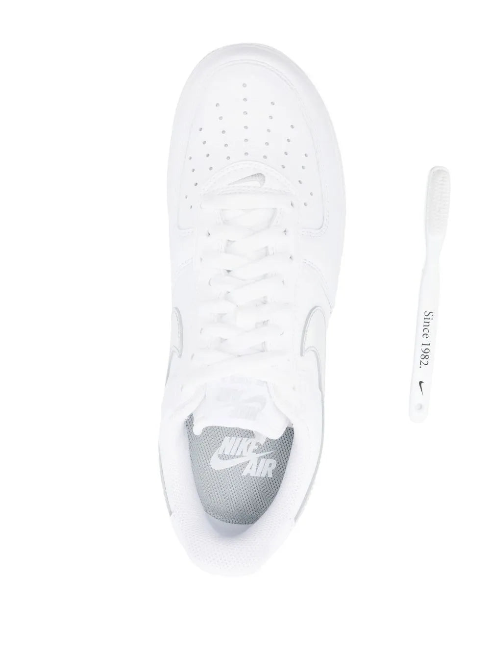 Air Force 1 Low Silver Swoosh Sneakers