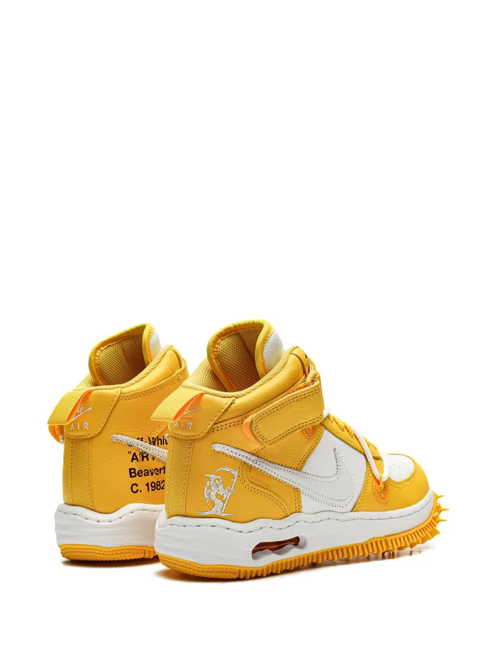Air Force 1 Mid Off-White - Varsity Maize Sneakers