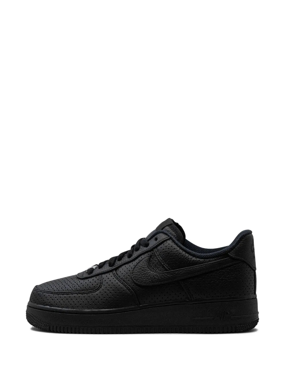 Air Force 1 Low Sp Triple Black Perforated Sneakers