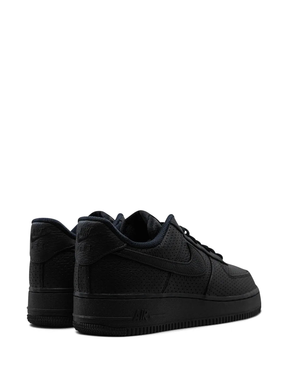 Air Force 1 Low Sp Triple Black Perforated Sneakers