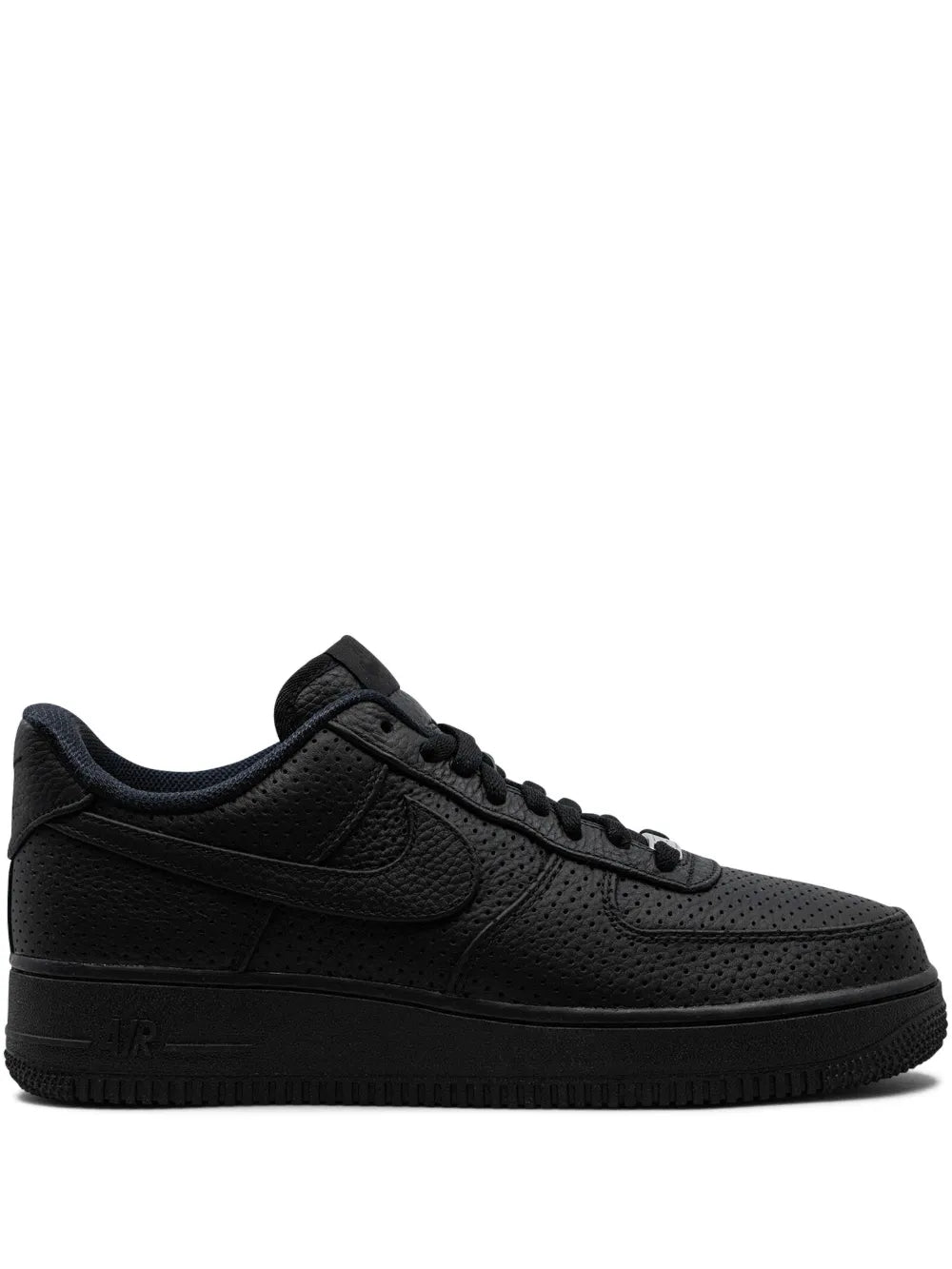 Air Force 1 Low Sp Triple Black Perforated Sneakers
