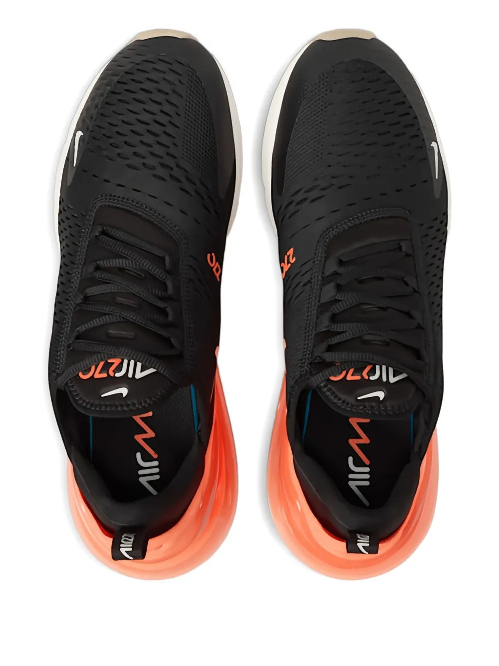 Air Max 270 Black/Total Orange-Bright Crimson Sneakers
