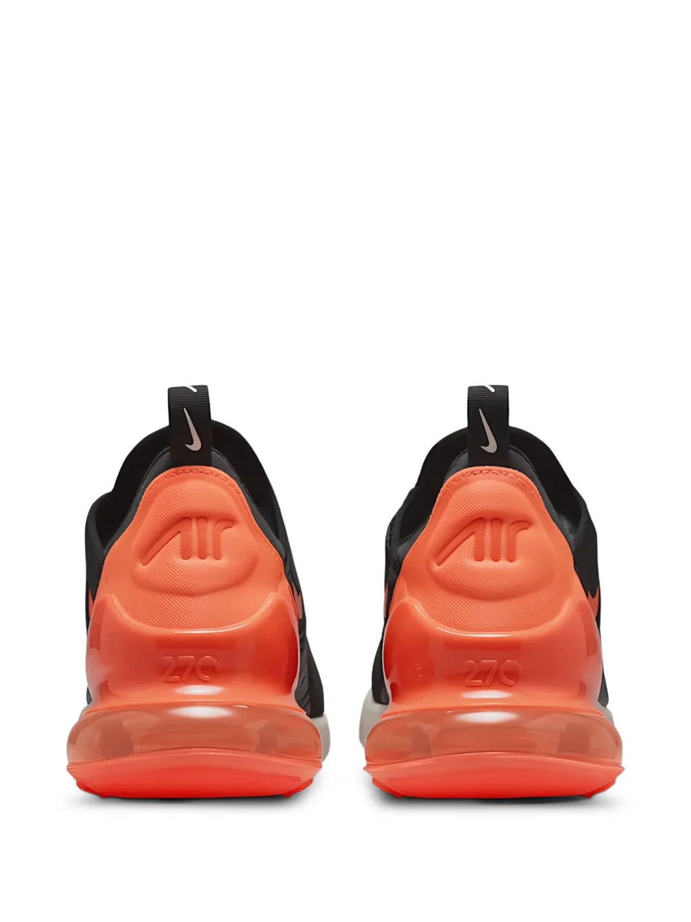 Air Max 270 Black/Total Orange-Bright Crimson Sneakers