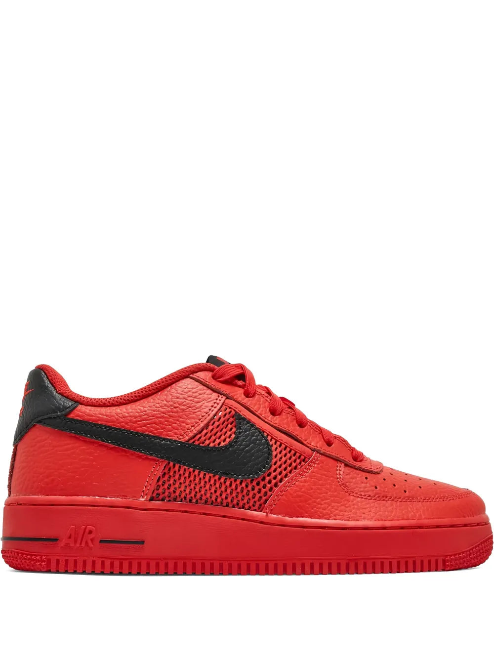 Air Force 1 Mesh Pocket Red Sneakers
